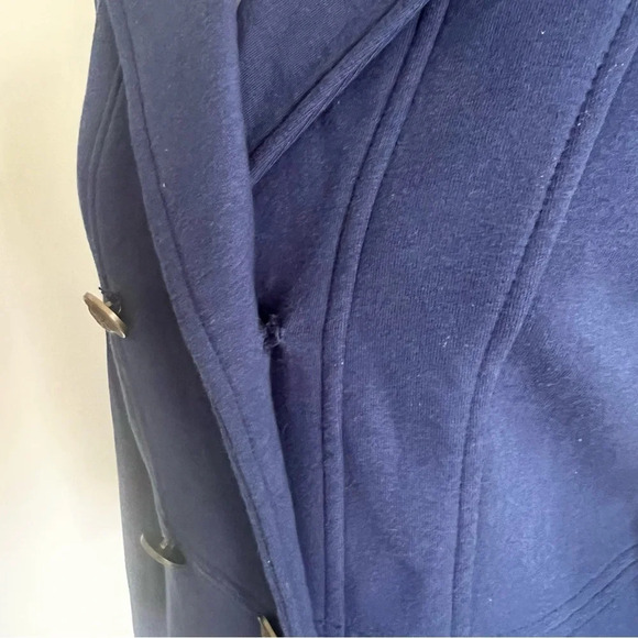 Navy Knit Blazer - Picture 3 of 6